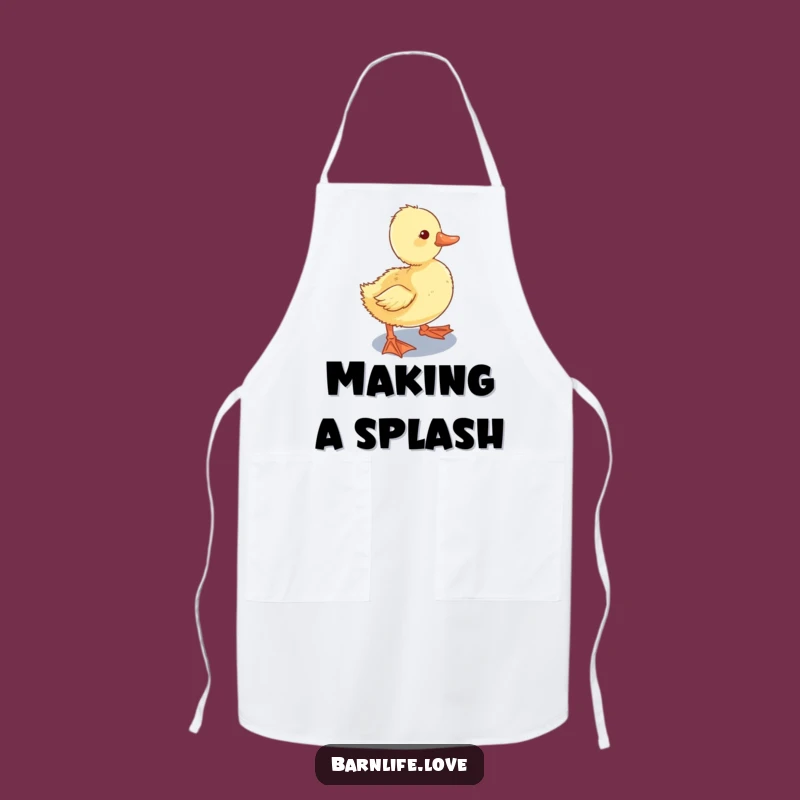 Funny Duckling Apron: Cute Farm Animal Kitchen Wear for Humorous Cooks