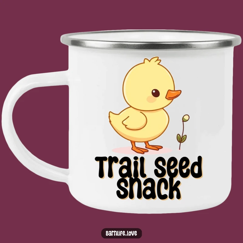 Funny Duckling Waddling Camping Mug: Adventure Fuel for Bird Lovers