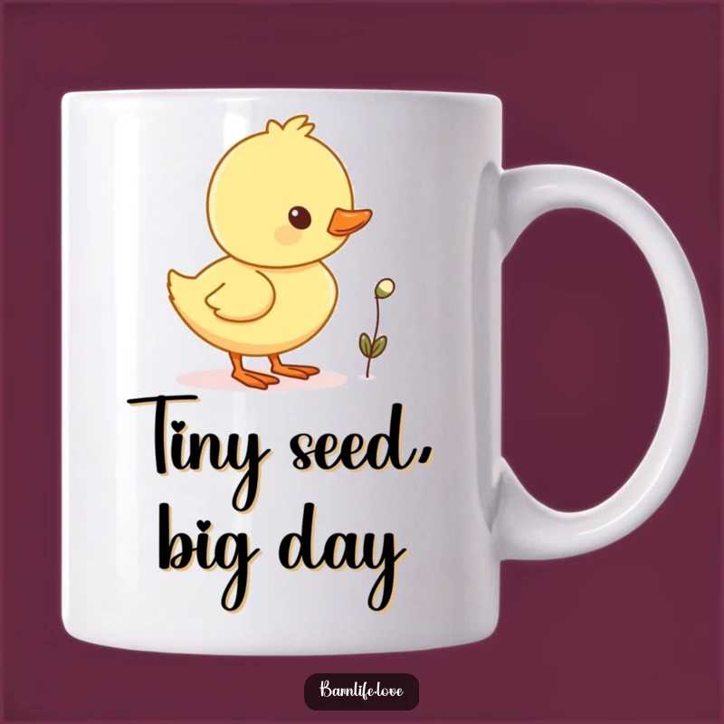 Funny Duckling Waddling Mug: Adorable Bird Humor Gift
