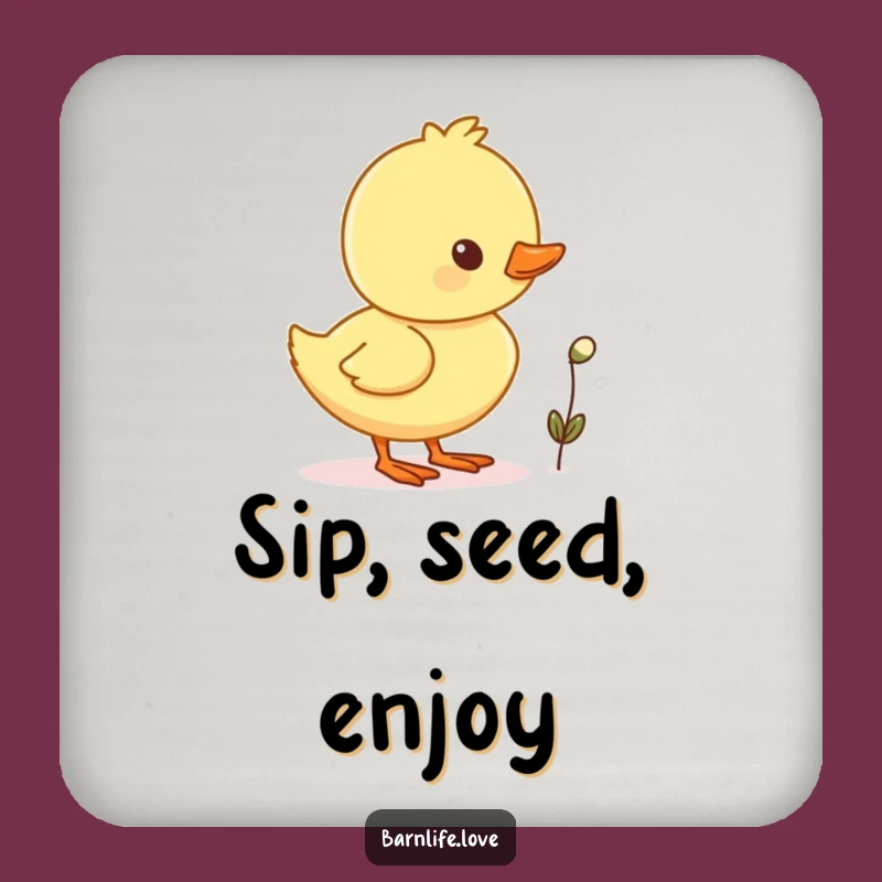 Funny Duckling Waddling Coasters: Protect Surfaces with Cute Charm