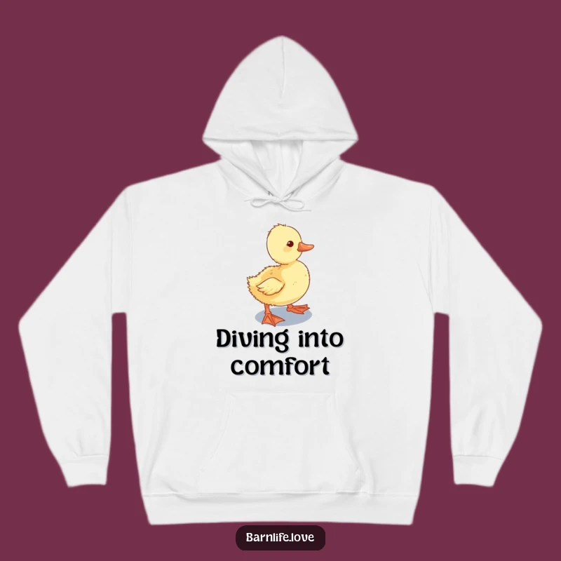 Funny Duckling Hoodie: Cozy Farm Animal Sweatshirt, Perfect Humorous Gift