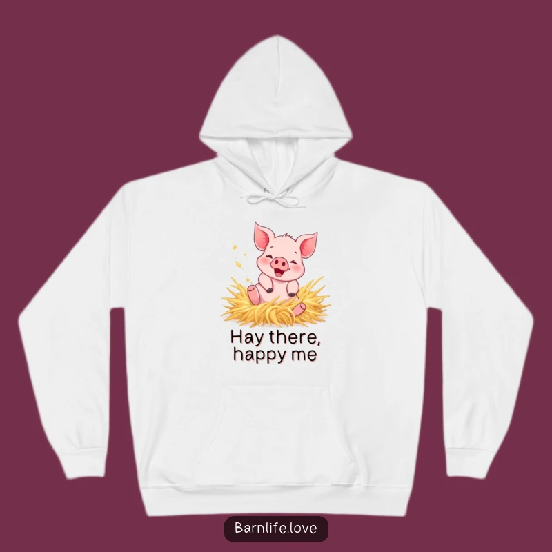 Funny Piglet Hoodie: Cozy Farm Animal Sweatshirt, Perfect Humorous Gift