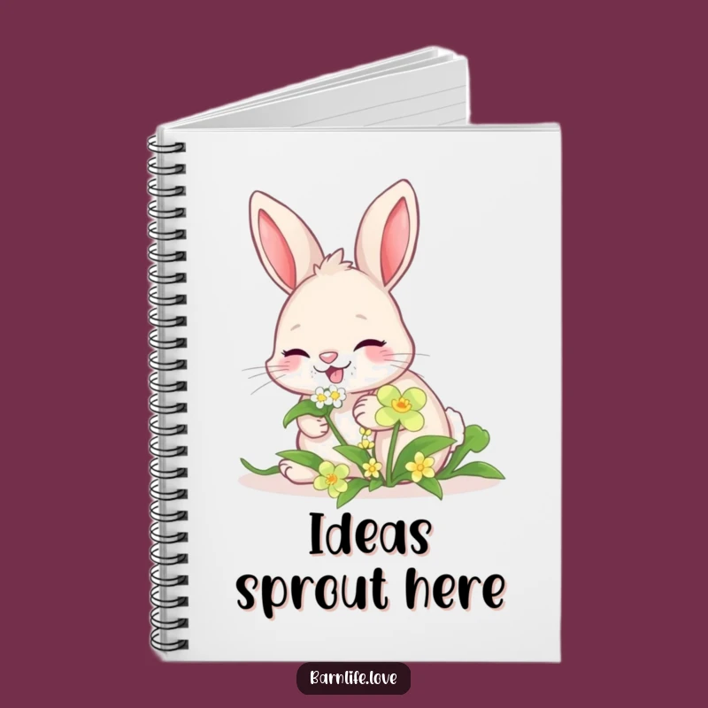 Funny Giggling Bunny Notebook: Write Your Thoughts with Joy