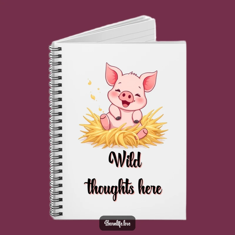 Funny Piglet Notebook: Joyful Farm Animal Journal for Humorous Ideas