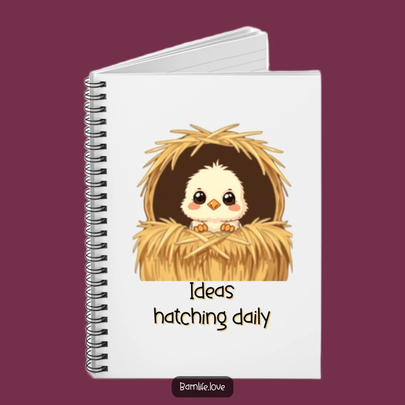 Funny Chick Notebook: Cute Farm Animal Journal for Humorous Notes