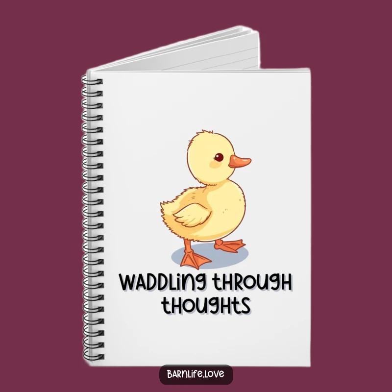 Funny Duckling Notebook: Curious Farm Animal Journal for Humorous Notes