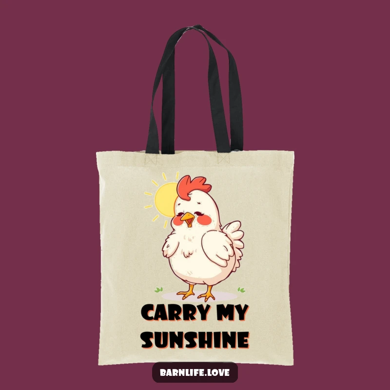 Funny Chicken Tote Bag: Carry Your Laughs with Farmyard Style